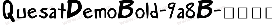 QuesatDemoBold-9a8B字体转换