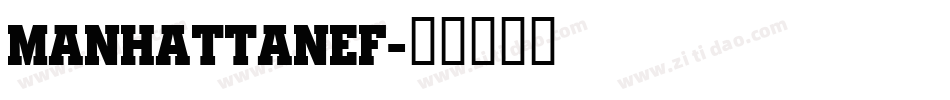 ManhattanEF字体转换