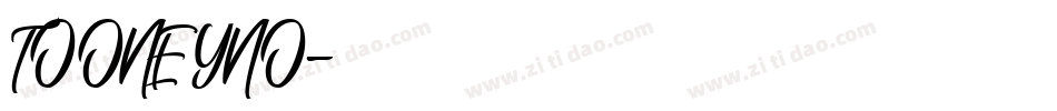 TOONEYNO字体转换