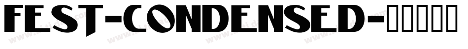 fest-condensed字体转换