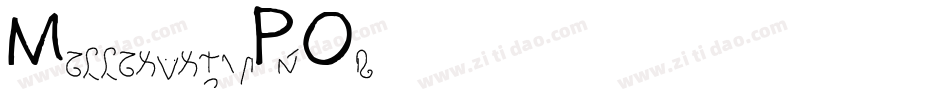 Mannaelegy-PzO2字体转换