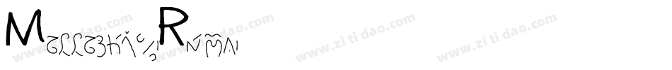 Mannaform-Rzqv字体转换