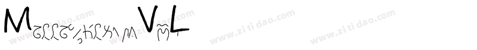 Mannamoney-vVqL字体转换