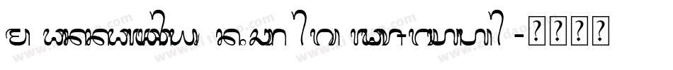 MannaffeYunisRegular-gGGE字体转换