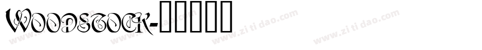 Woodstock字体转换
