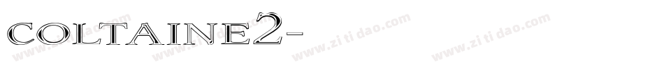 coltaine2字体转换