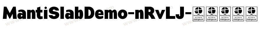 MantiSlabDemo-nRvLJ字体转换