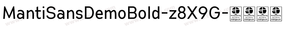 MantiSansDemoBold-z8X9G字体转换 MantiSansDemoBold-z8X9G字体转换