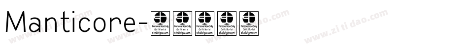 Manticore字体转换