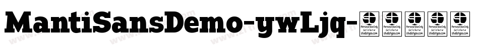 MantiSansDemo-ywLjq字体转换