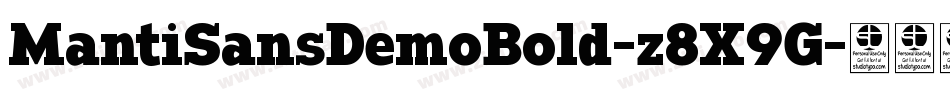 MantiSansDemoBold-z8X9G字体转换 MantiSansDemoBold-z8X9G字体转换