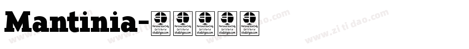 Mantinia字体转换