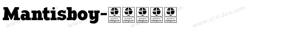 Mantisboy字体转换