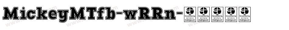 MickeyMTfb-wRRn字体转换