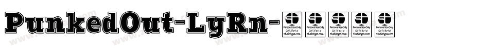 PunkedOut-LyRn字体转换