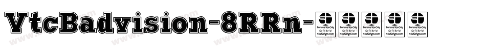 VtcBadvision-8RRn字体转换
