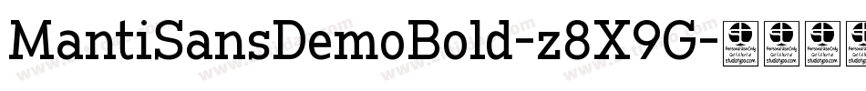 MantiSansDemoBold-z8X9G字体转换 MantiSansDemoBold-z8X9G字体转换