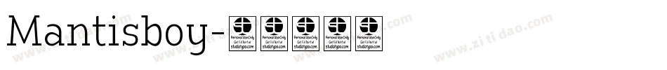 Mantisboy字体转换