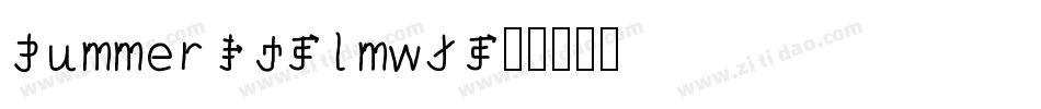 Bummer3D-lmwX字体转换