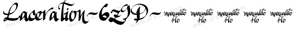 Laceration-6z9D字体转换 Laceration-6z9D字体转换
