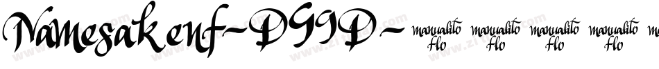 Namesakenf-DG9D字体转换 Namesakenf-DG9D字体转换