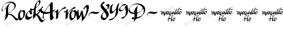 RockArrow-8Y9D字体转换 RockArrow-8Y9D字体转换