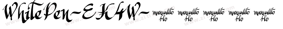 WhitePen-EK4W字体转换