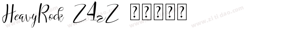HeavyRock-Z4zZ字体转换
