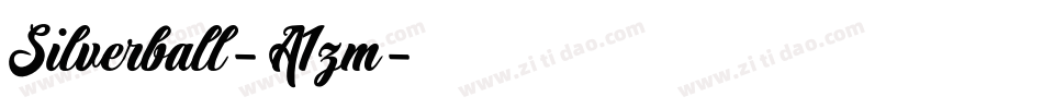 Silverball-A1zm字体转换