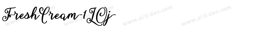 FreshCream-1LOj字体转换