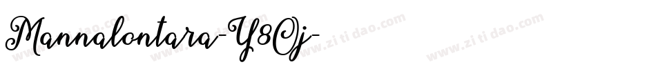 Mannalontara-Y8Oj字体转换 Mannalontara-Y8Oj字体转换