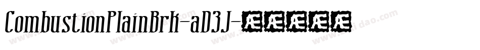 CombustionPlainBrk-aD3J字体转换