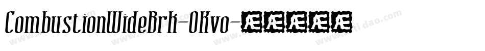 CombustionWideBrk-OKvo字体转换