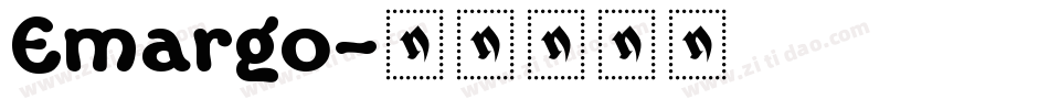 Emargo字体转换