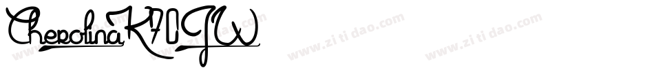 Cherolina-K70JW字体转换