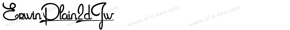 ErwinPlain-2dJw字体转换
