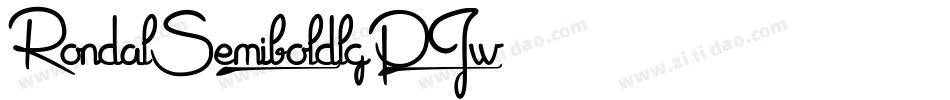RondalSemibold-lgPJw字体转换