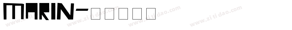 Marin字体转换