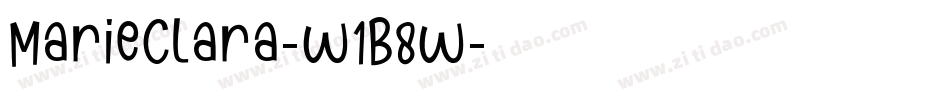 MarieClara-w1B8w字体转换