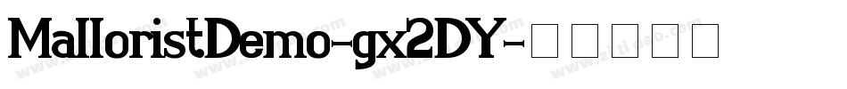 MalloristDemo-gx2DY字体转换