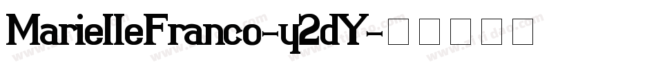 MarielleFranco-y2dY字体转换
