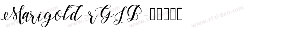 Marigold-rGJB字体转换