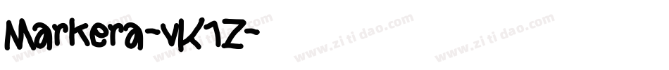 Markera-vK1Z字体转换 Markera-vK1Z字体转换