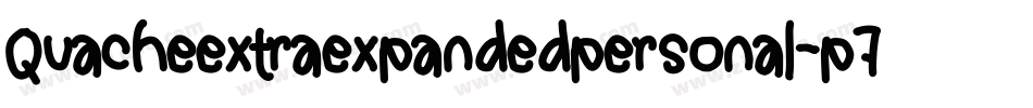 Quacheextraexpandedpersonal-p79vK字体转换