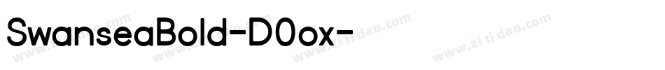 SwanseaBold-D0ox字体转换