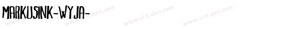 Markusink-WYJA字体转换