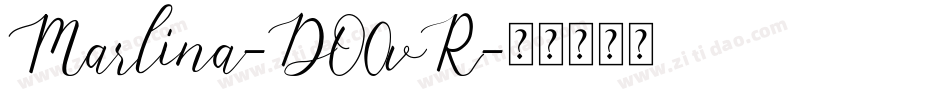 Marlina-DO0vR字体转换