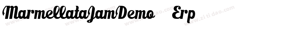 MarmellataJamDemo-4Erp字体转换
