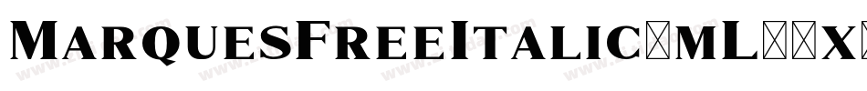 MarquesFreeItalic-mL17x字体转换