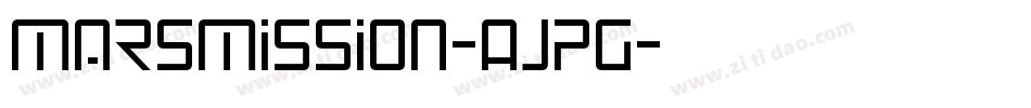 MarsMission-Ajpg字体转换